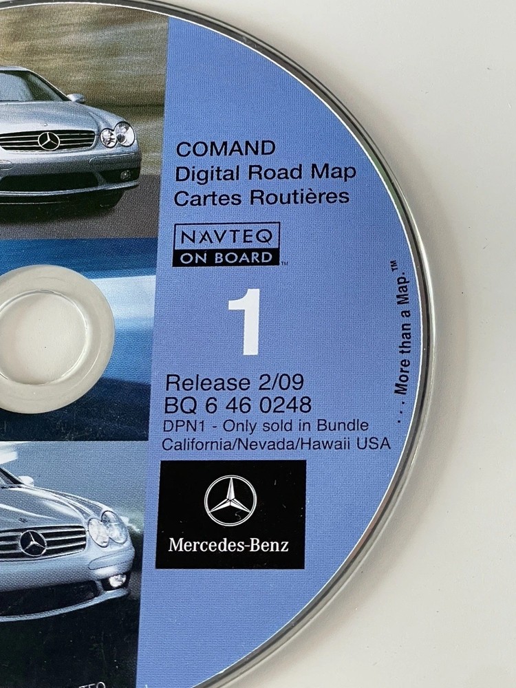 2000-2005 MERCEDES C CLK SL E G CL CLASS NAVIGATION CD 2010 VERSION OEM🟠