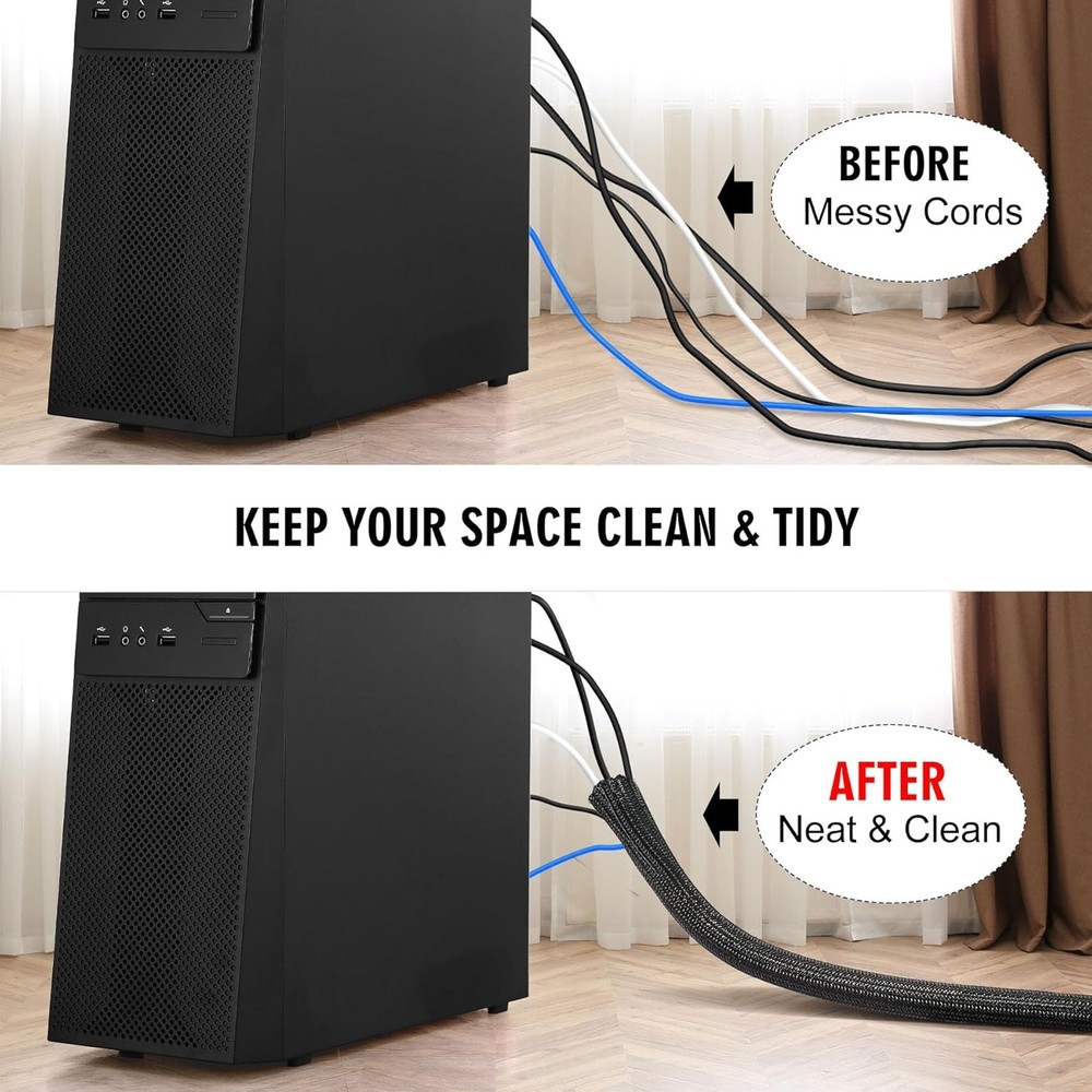 Split Wire Cable Protector Sleeve