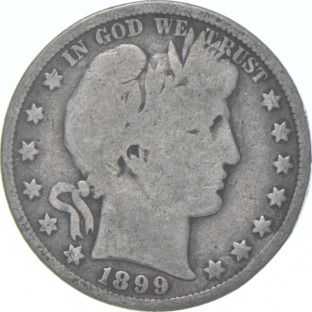 1899 Barber Half Dollar Average Circ