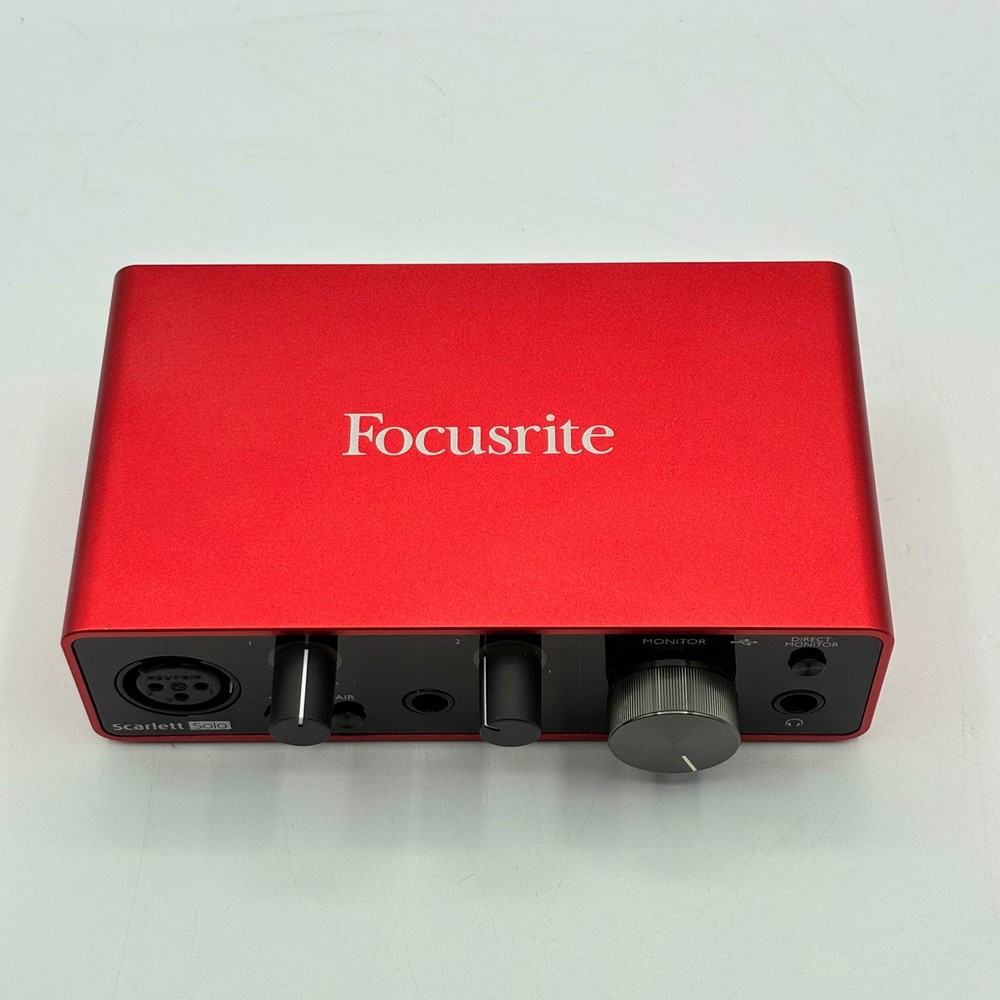 Focusrite Scarlet Solo 4th Gen Audio Interface