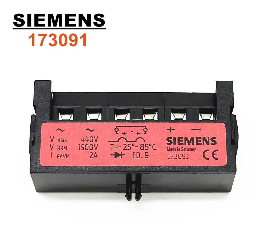 Siemens Motor Brake Rectifier Rectifier Module SIEMENS 173091 1500V 2A
