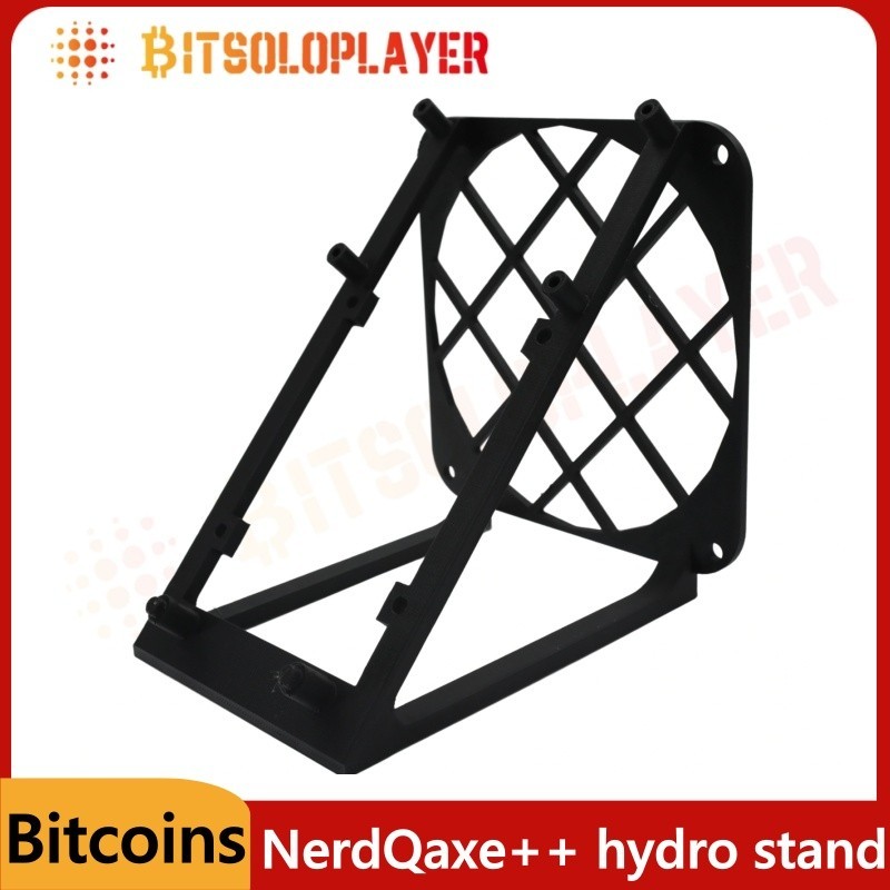 NerdQaxe++ hydro 3D stand compatible with NerdQaxe++ hydro Bitcoin mining machin