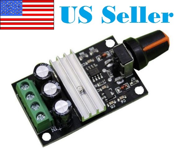 New 6V 12V 24V 28V 3A PWM DC Motor Speed Controller Module Switch Control 1203B