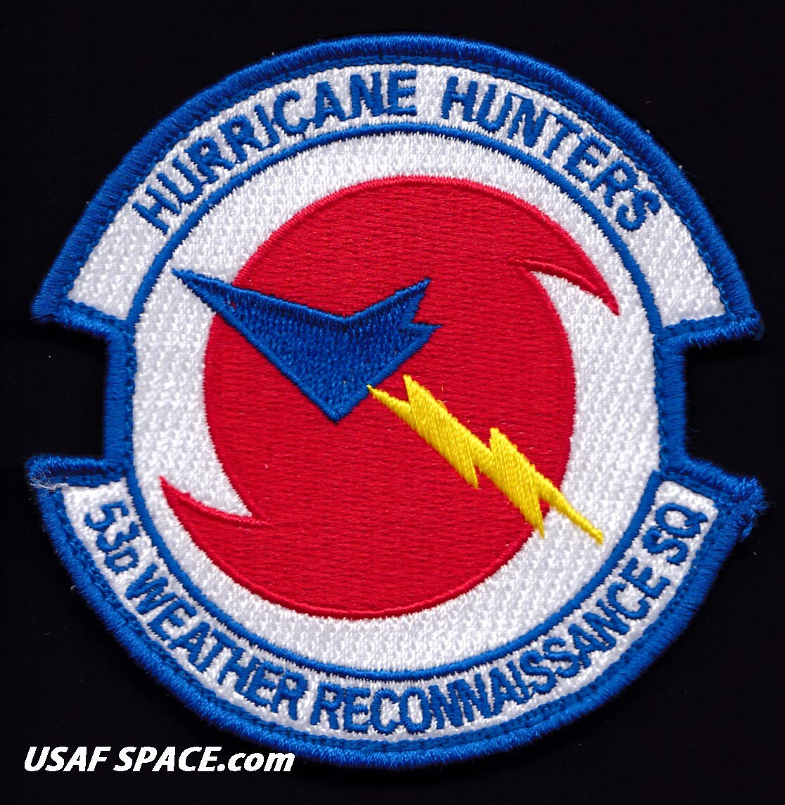 USAF 53rd WEATHER RECONNAISSANCE SQ -HURRICANE HUNTERS- ORIGINAL AIR FORCE PATCH