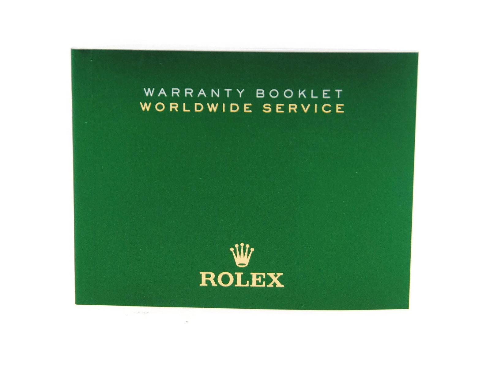 Rolex Warranty Worldwide Service Booklet Manual