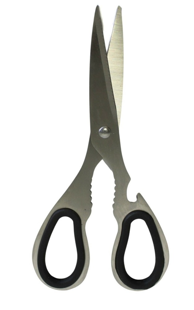 Kitchen Shears Bottle Opener Nut Cracker Scissors Multi-Purpose Stainless Steel