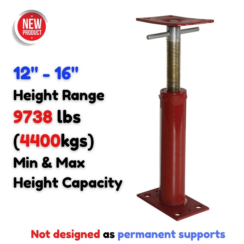 Basement Floor Joist Jack Support Post Leveling House Beam Sagging Deck Roof