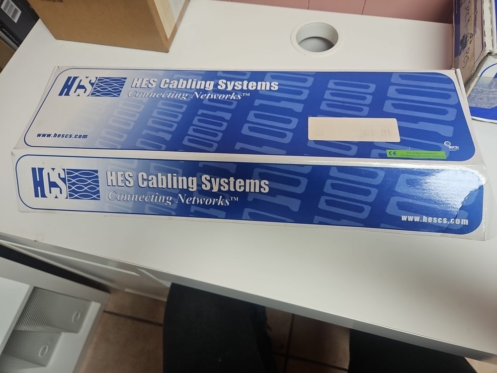 HES Cabling Systems 24-Port 1U Rack Blank Patch Panel