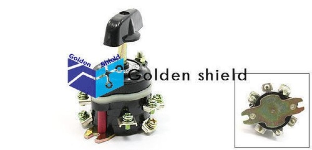 3 Position Latching 9 Terminals Changeover Combination Switch 220V/DC 21A