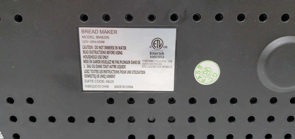 2 Pound Bread Maker Machine 17-in-1 Automatic Stainless Steel Bread Maker NOB