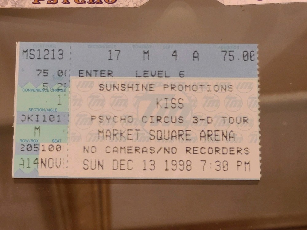 Lot of 6 KISS Concert Programs (4) Alive Worldwide-Psycho Circus-Farewell