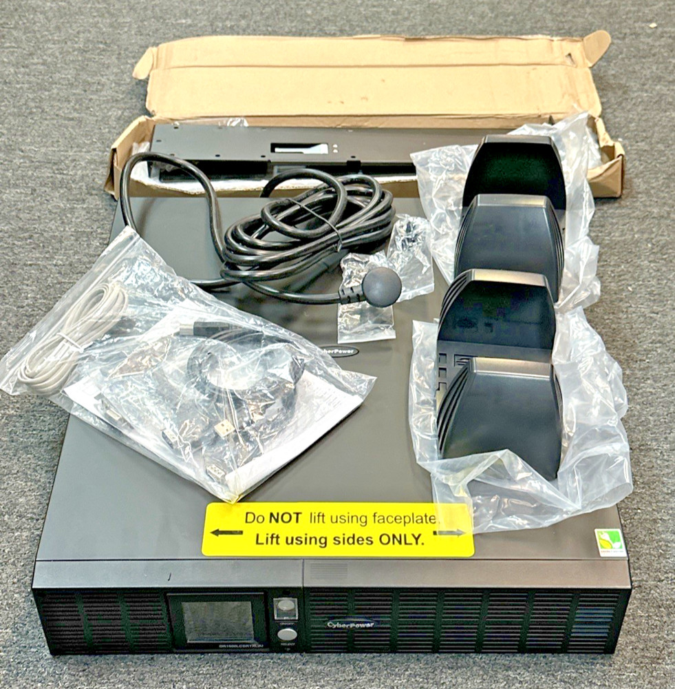 CyberPower OR1500LCDRTXL2U Smart App  LCD 1500 VA Tower/Rack-mountable