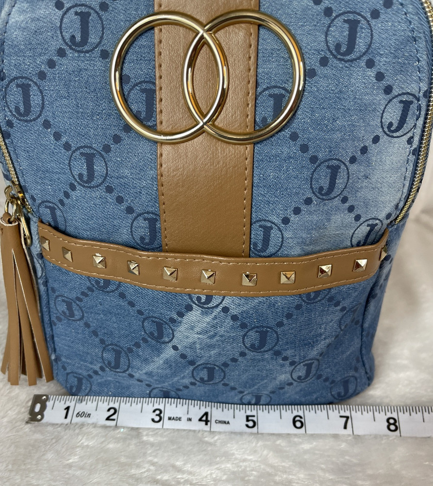 Justice Girls Denim Mini Backpack