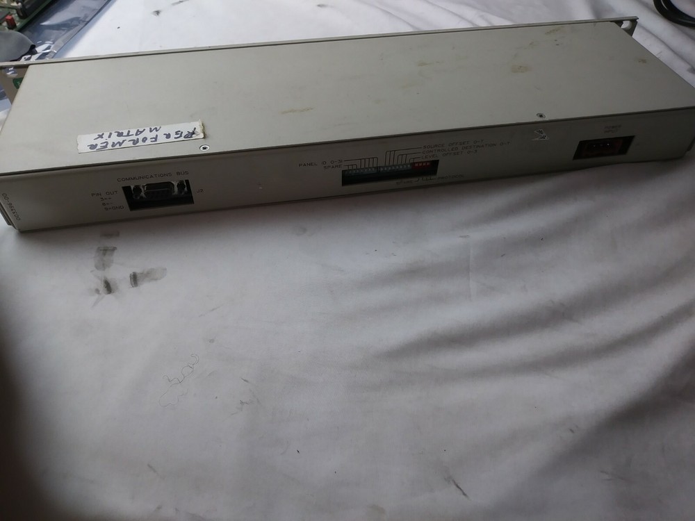GVG Performer VAA PFR Matrix Video Switching Router Remote VA
