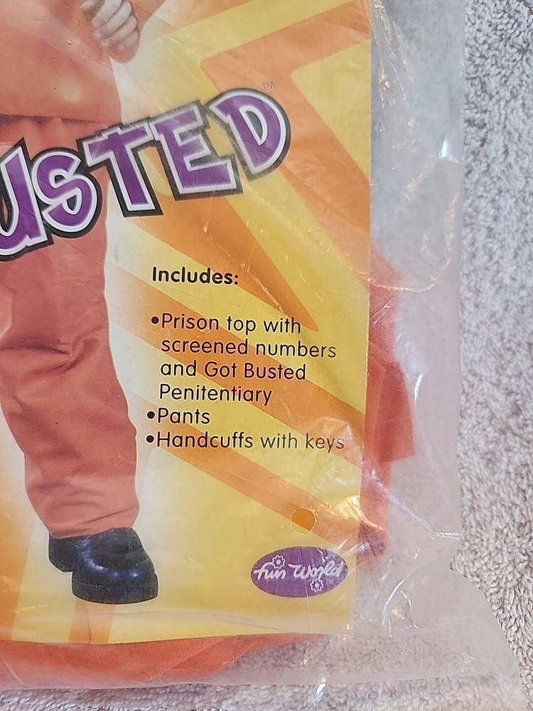 Got Busted Costume Child Size S