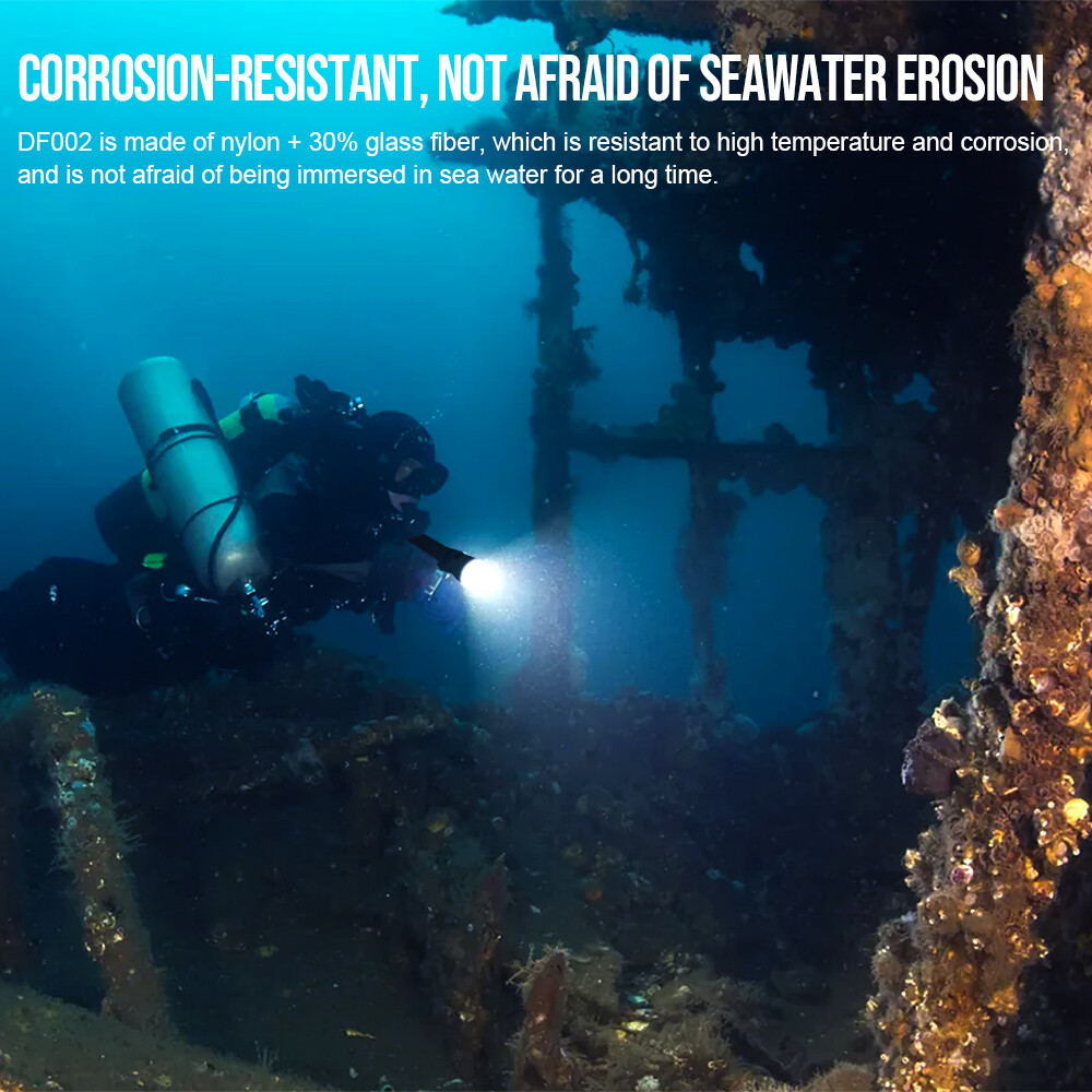 Trustfire 3200Lumen Stepless Dimming Rechargeable Diving Light Scuba Flashlight