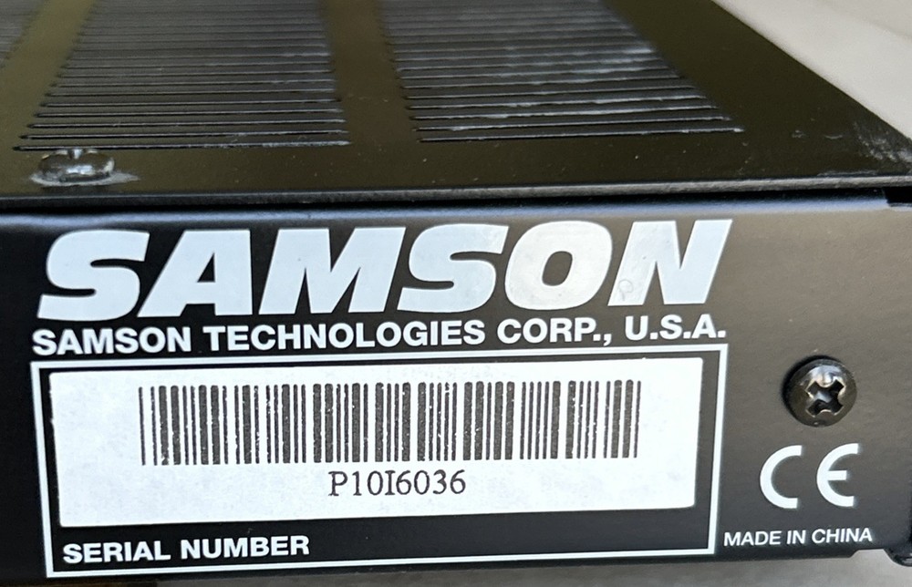 SAMSON SERVO 120 STEREO POWER AMPLIFIER Rack Mounted, Tested Working