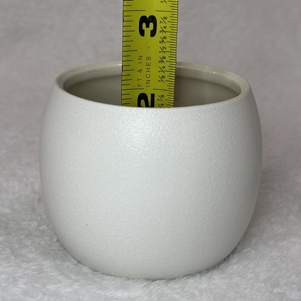Multiuse Small White Ceramic Canister Loose Leaf Tea Container with Airtight Lid