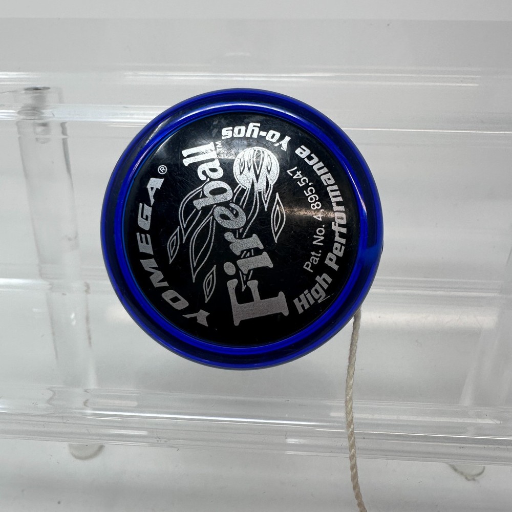 Yomega Fireball High Performance Yo Yo Blue Black Responsive Transaxle Toy