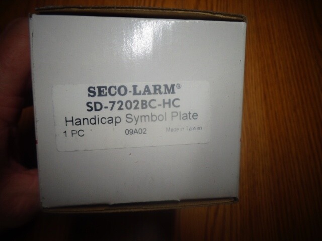 Seco-Larm Enforcer Handicap Push Button Illuminated