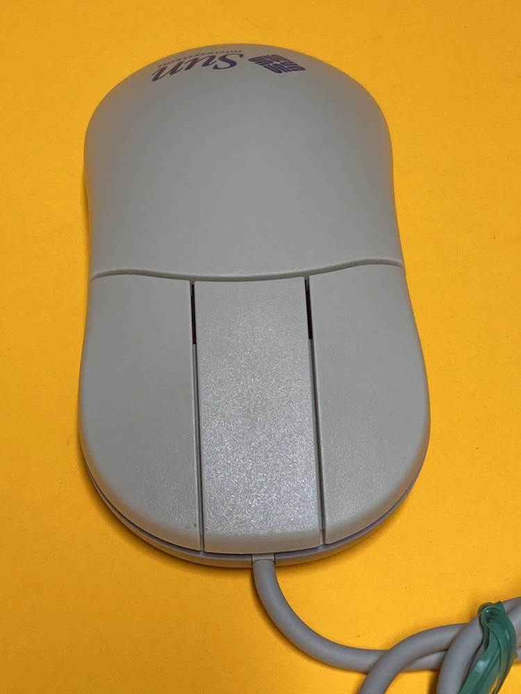 Sun Microsystems 370-3631 Type-6 Mouse, Mini-Din Connector, 3 Button