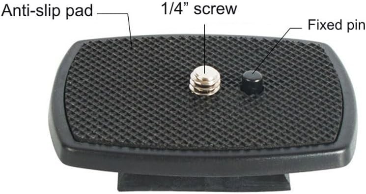 35mm Tripod Quick Release Plate Camera Mount Adapter Replacement for Black