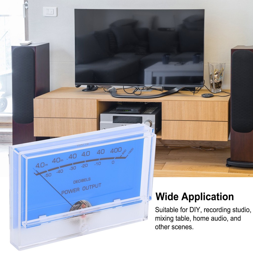 TN‑105‑S0518 DB Level Header Audio Power Amplifier VU Meter With Backlight