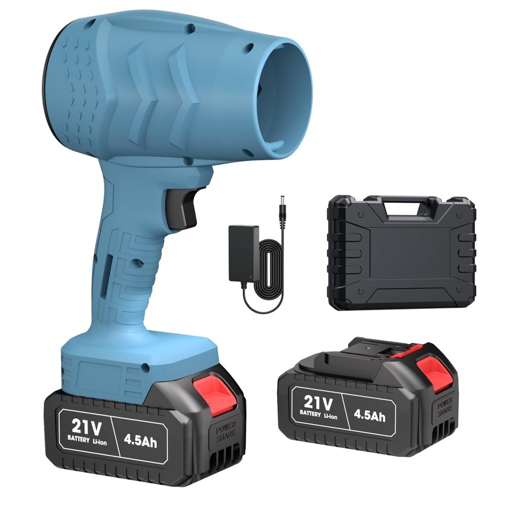 Electric Mini Leaf Blower, Powered Handheld Blower Leaf, Adjustable Wind Spee...