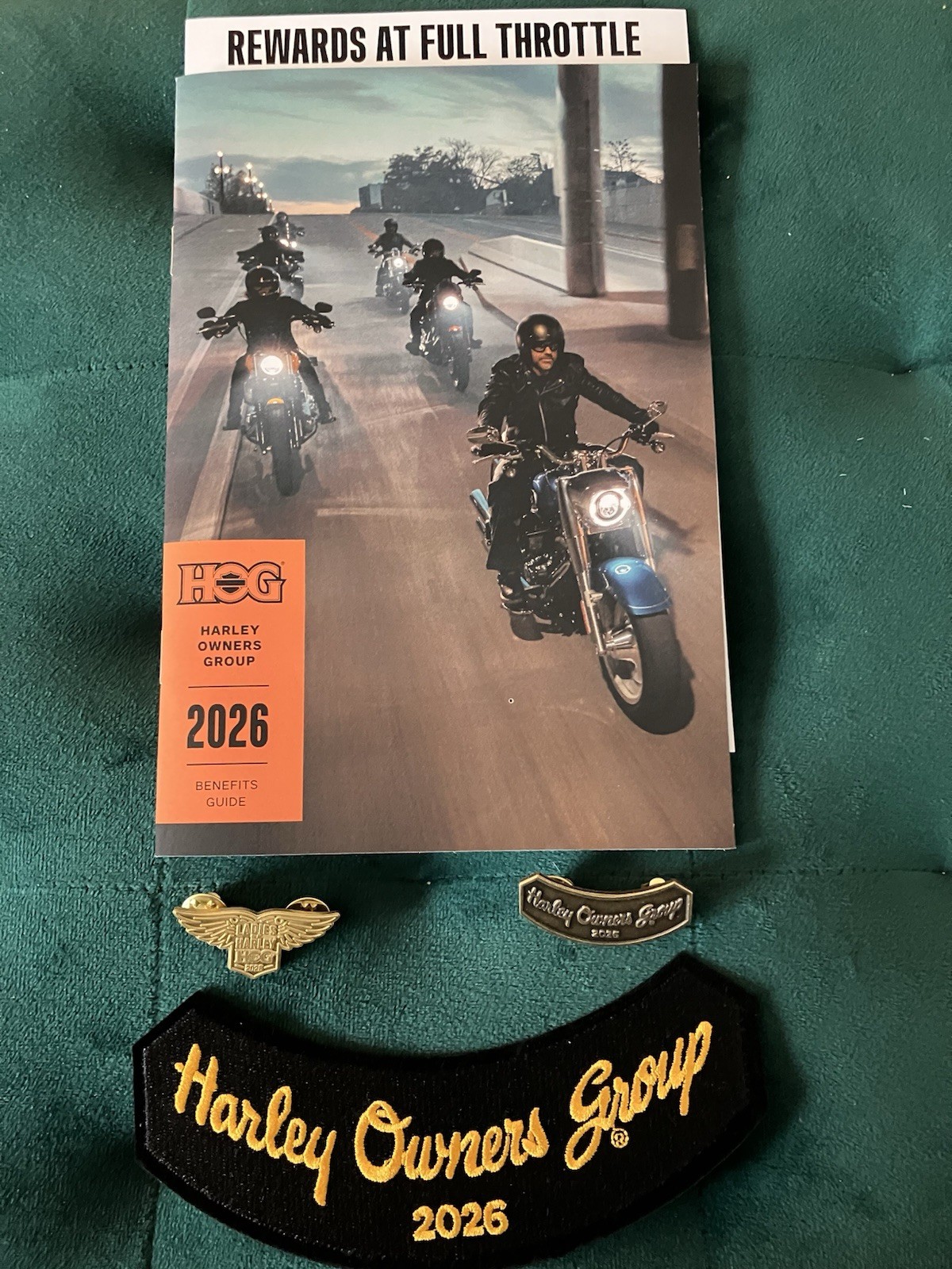 HOG 2026 Ladies of Harley Pin, Harley Owners Group Pin & Patch, Guide