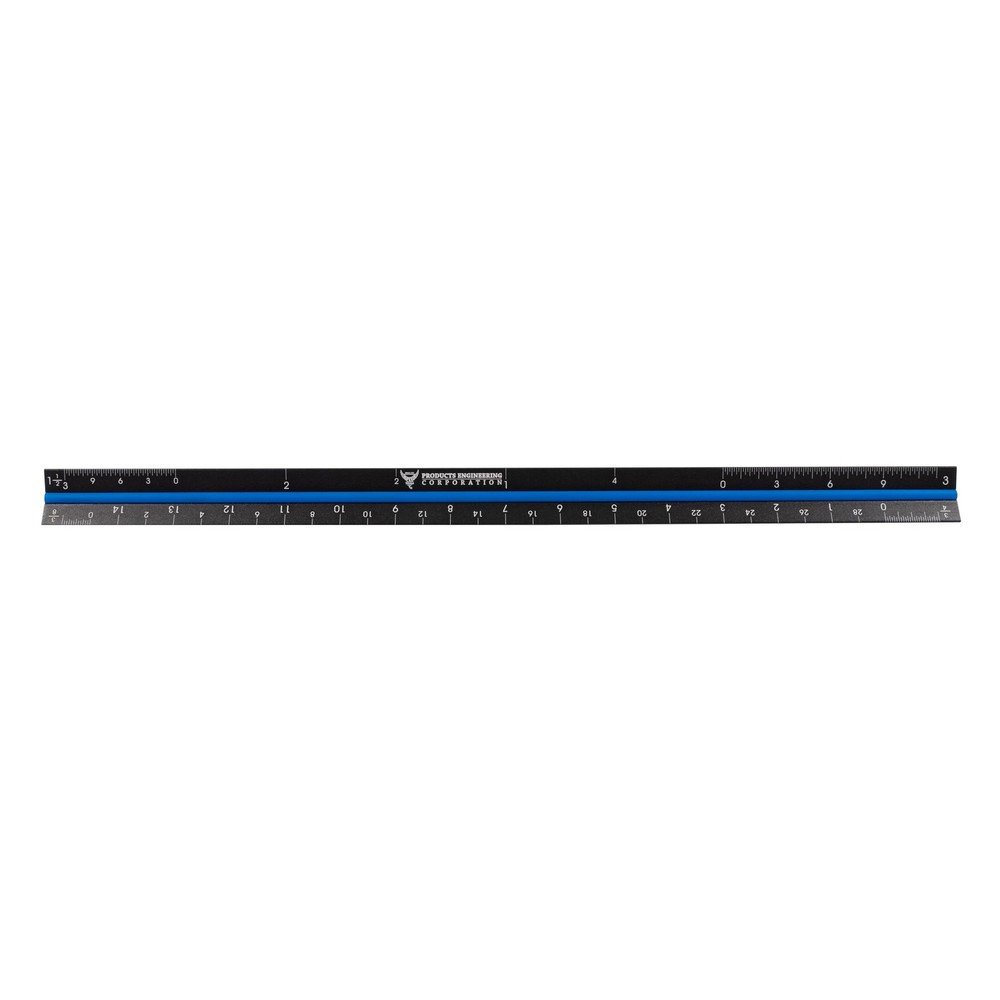 12 Inch 3-Sided Ruler Drafting Ruler Perfect for Architects Engineering