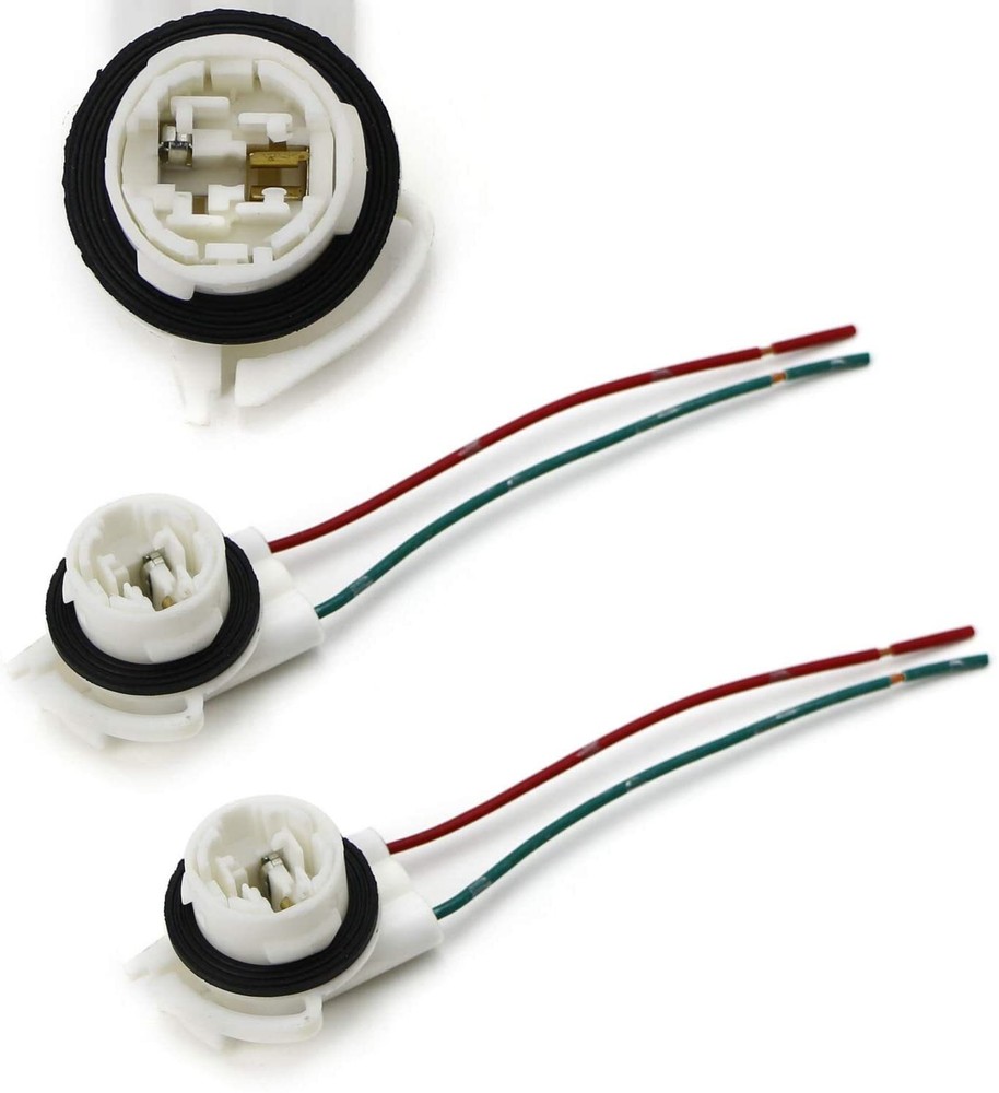 Universal Pigtail Wire Female Socket 3156 U Two Harness Back Up Reverse Replace