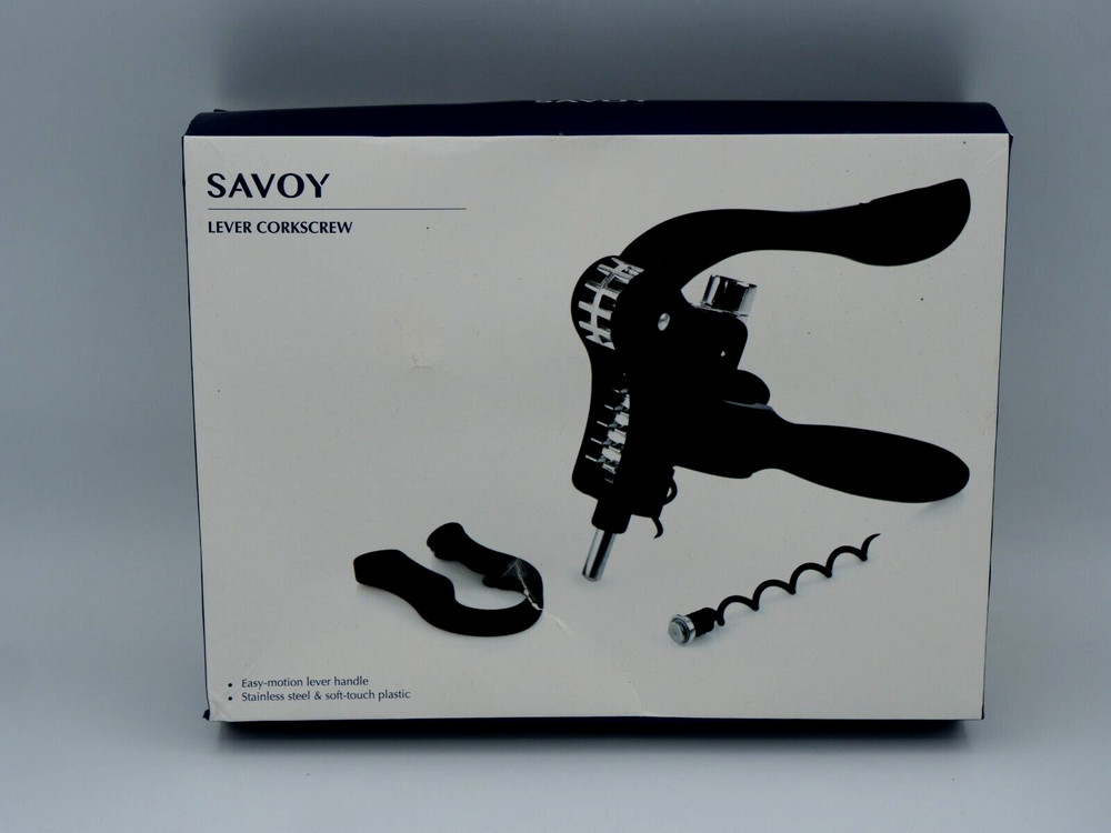 Savoy Lever Corkscrew Set - Includes Replacement Work And Foil Cutter