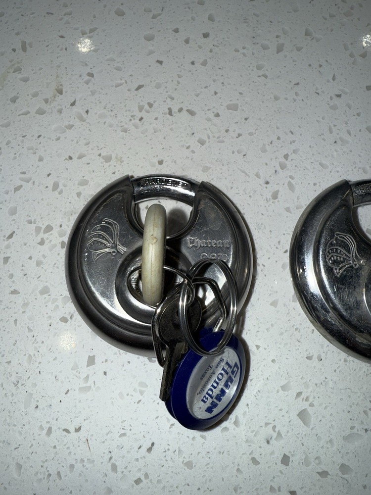 2 Chateau C-970 Hardened Padlocks