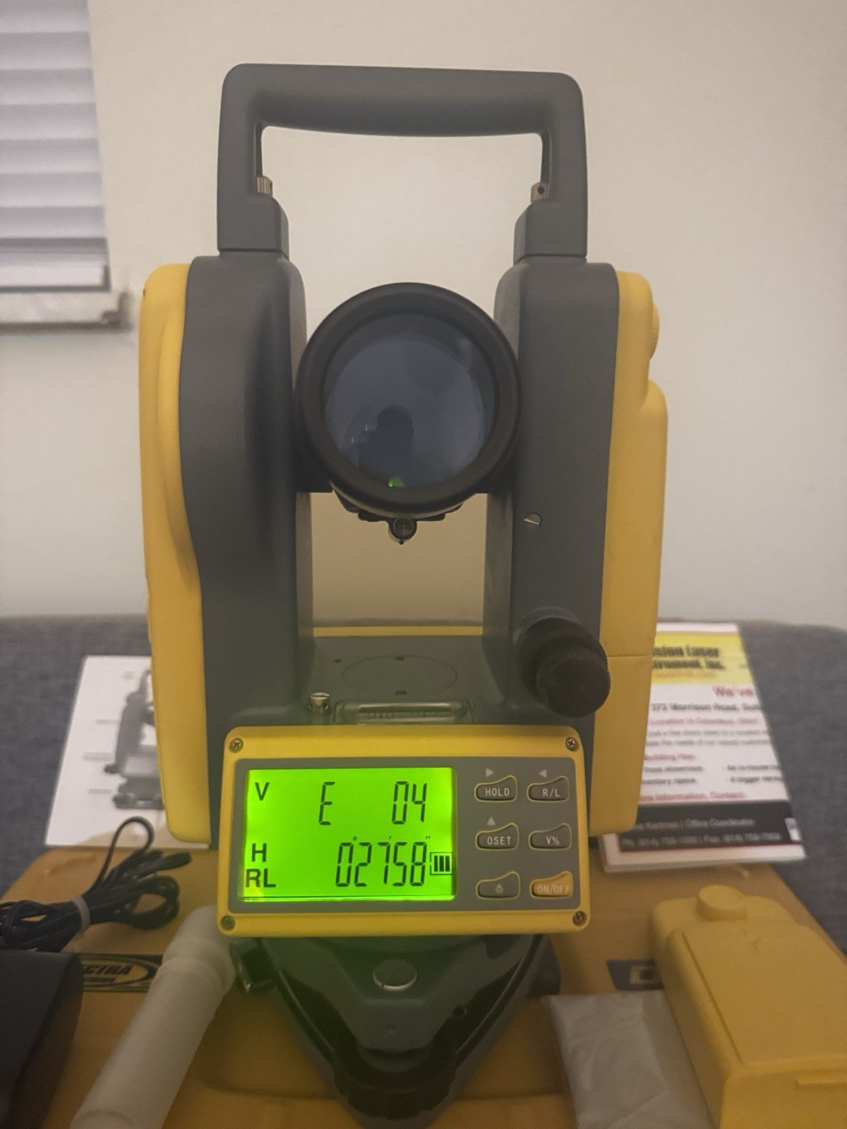 Spectra Precision DET-2 Digital Electronic Theodolite, a precision instrument
