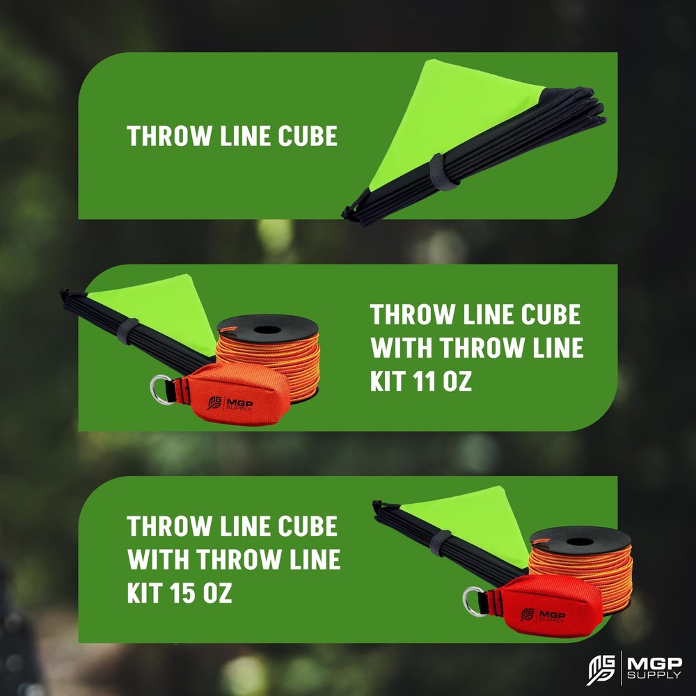 MGP SUPPLY Arborist Throw Line Cube Bag | Durable & Collapsible Storage Cube ...