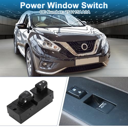 Power Window Switch No.254115AA0A Window Control Switch for Nissan Murano 2015