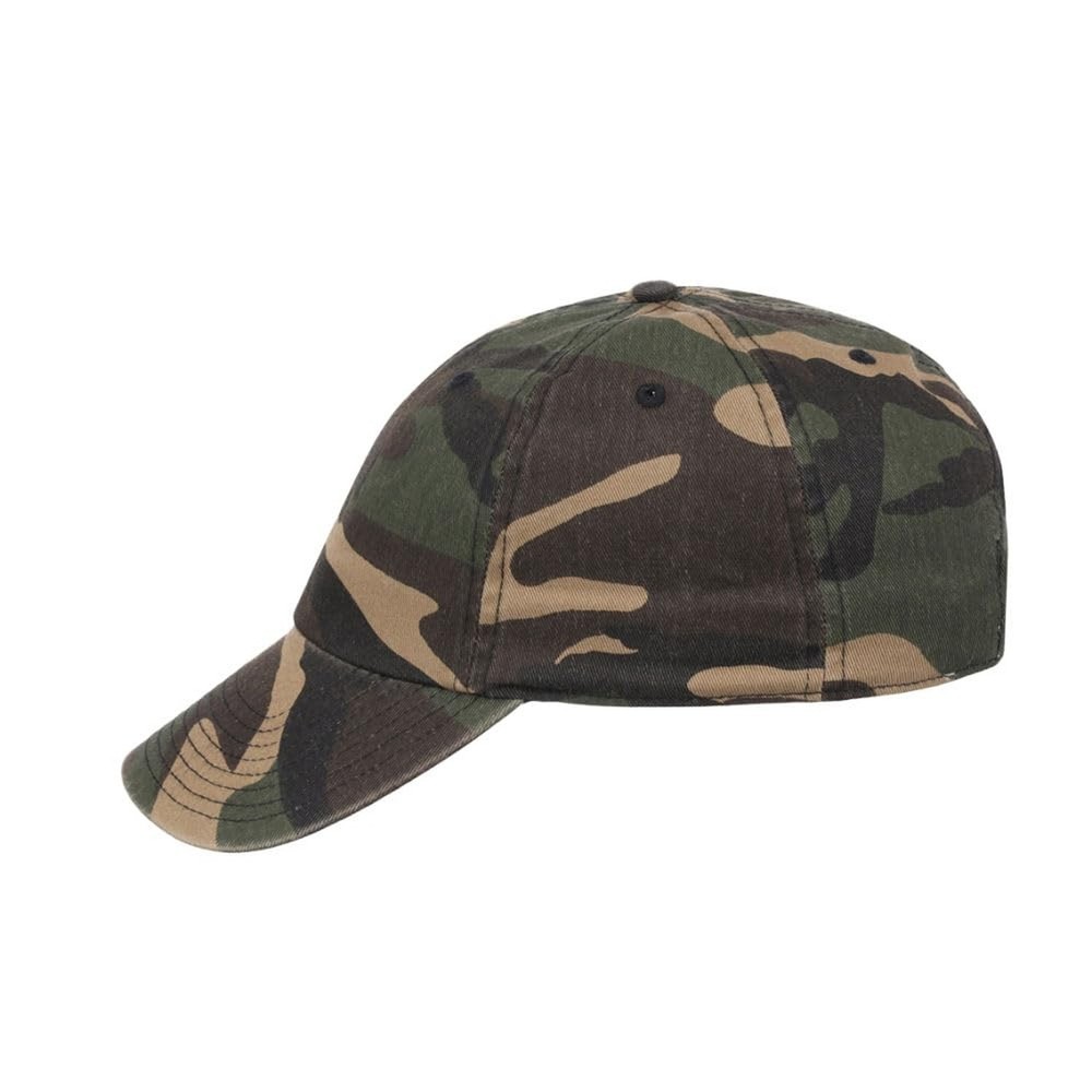 Lids Blank Baseline Dad Adjustable Strapback Hat One Size Camo