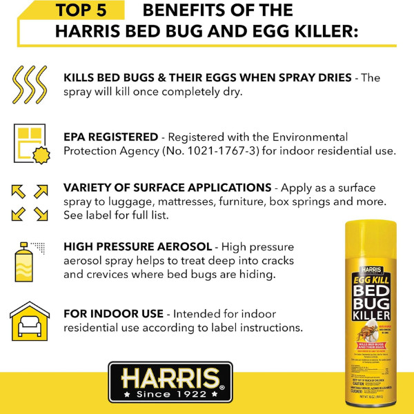 Bed Bug and Egg Killer, 16oz Aerosol Spray