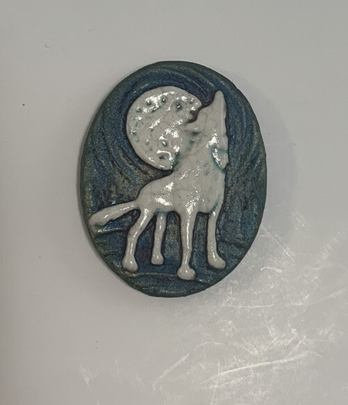 Wolf Medallion I am Passionate