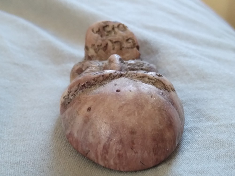 Vintage Man's Face Chewing Gum Dish Rest.