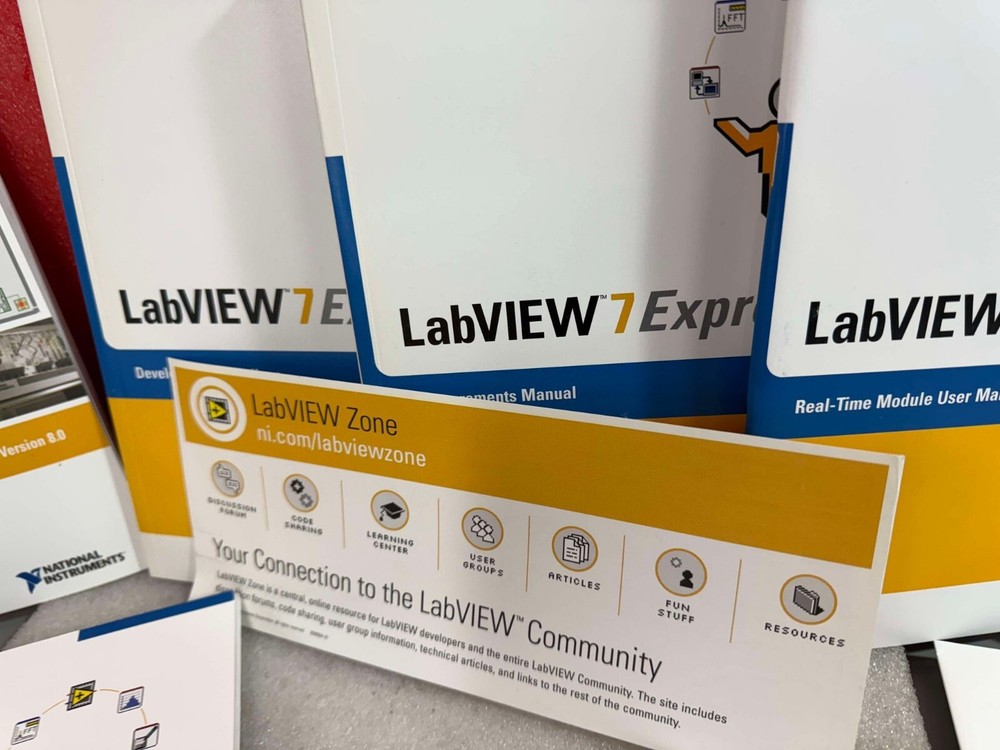 ASSORTED LOT NATIONAL INSTRUMENTS 778552-03 LABVIEW DEVELOPMENT SUITE