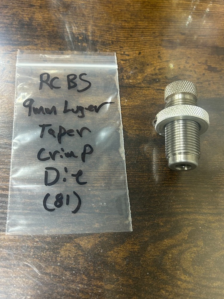RCBS Taper Crimp Die for 9mm Marked 81)