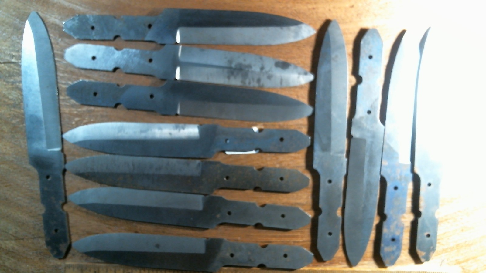 B5 12 High Carbon Steel Dagger Knife Blade Blank Colonial Knife USA 1 DOZEN