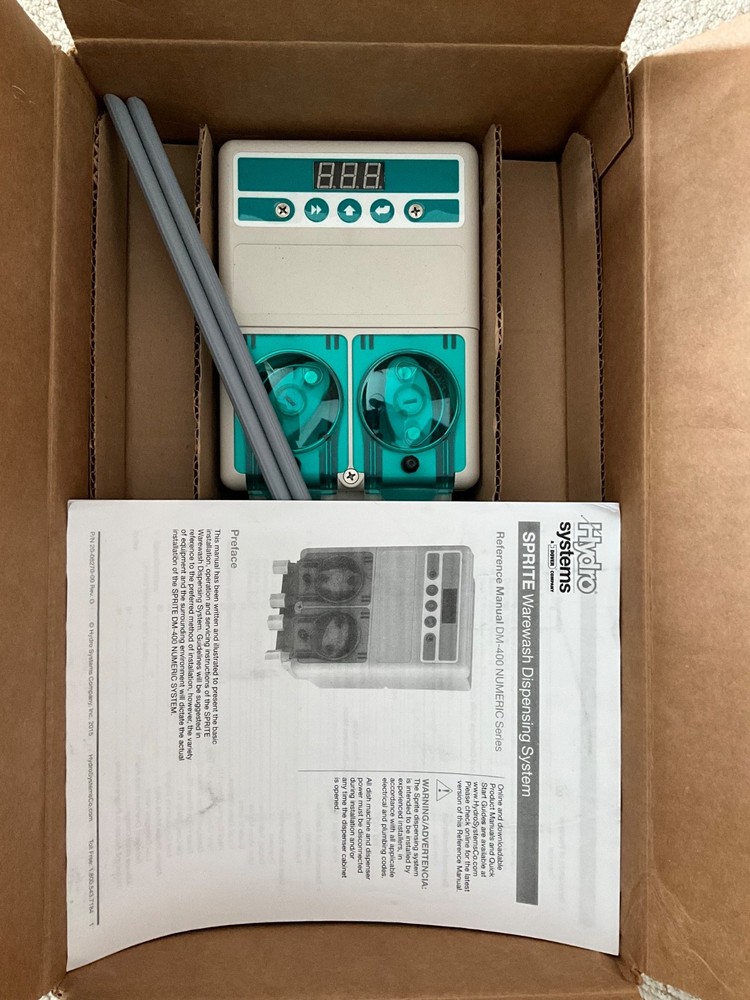 Hydro System Sprite Warewash Dispensing System DM-400 Numeric Series
