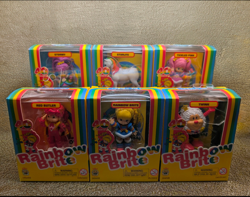 Rainbow Bright the loyal subjects Series 1 Set Of 6 Figures
