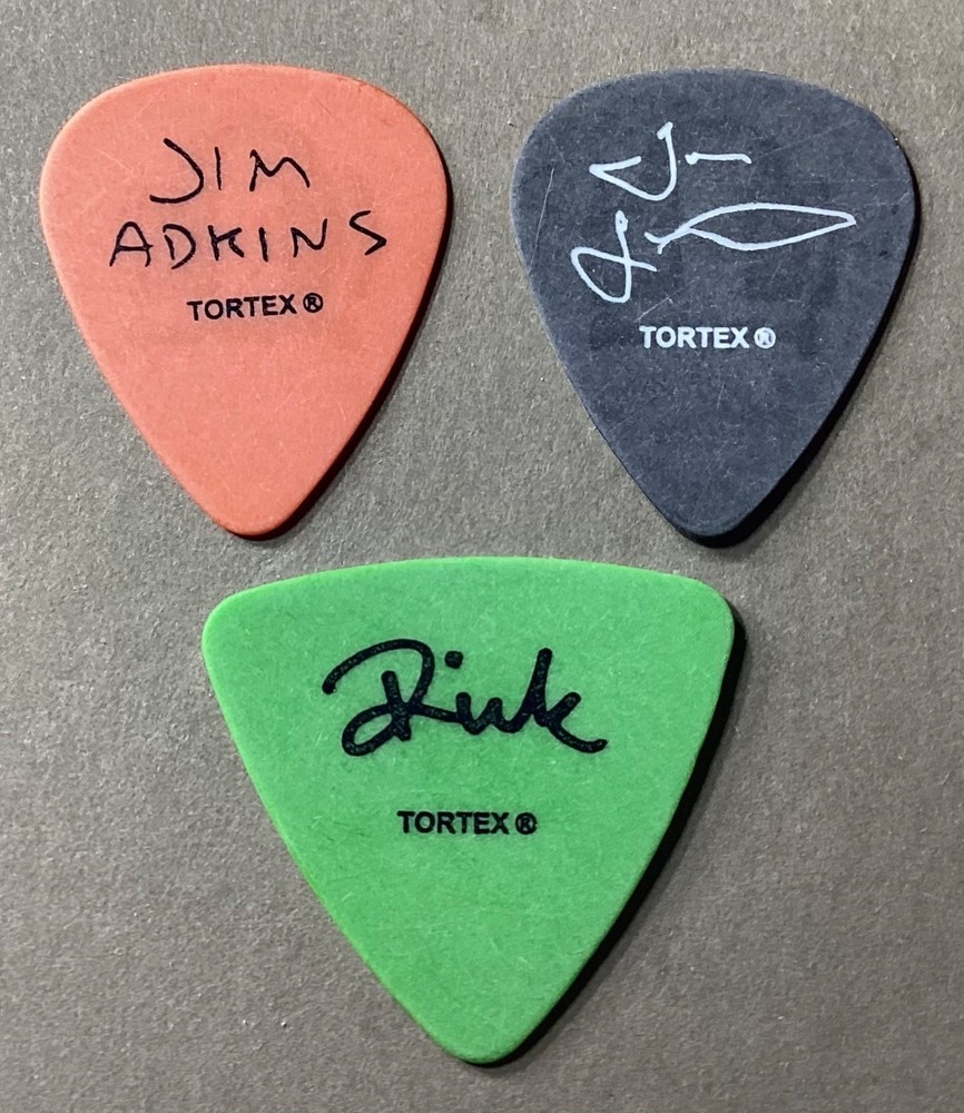 💥Special pkg - 3 Jimmy Eat World (Jim, Rick & Tom) Guitar Picks from 2003 Tour!