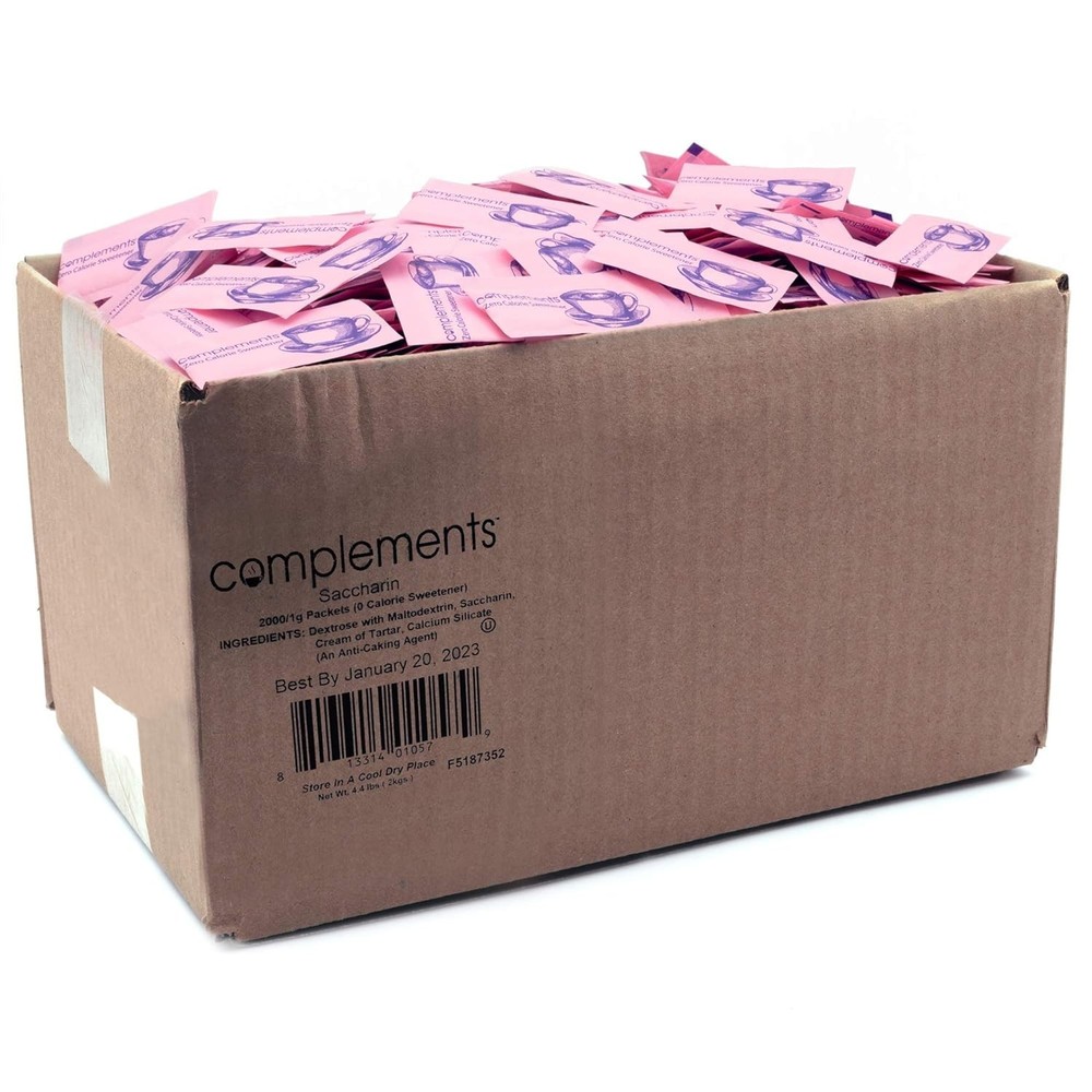 Kosher Zero Calorie Sweetener Packets, 2000 Ct