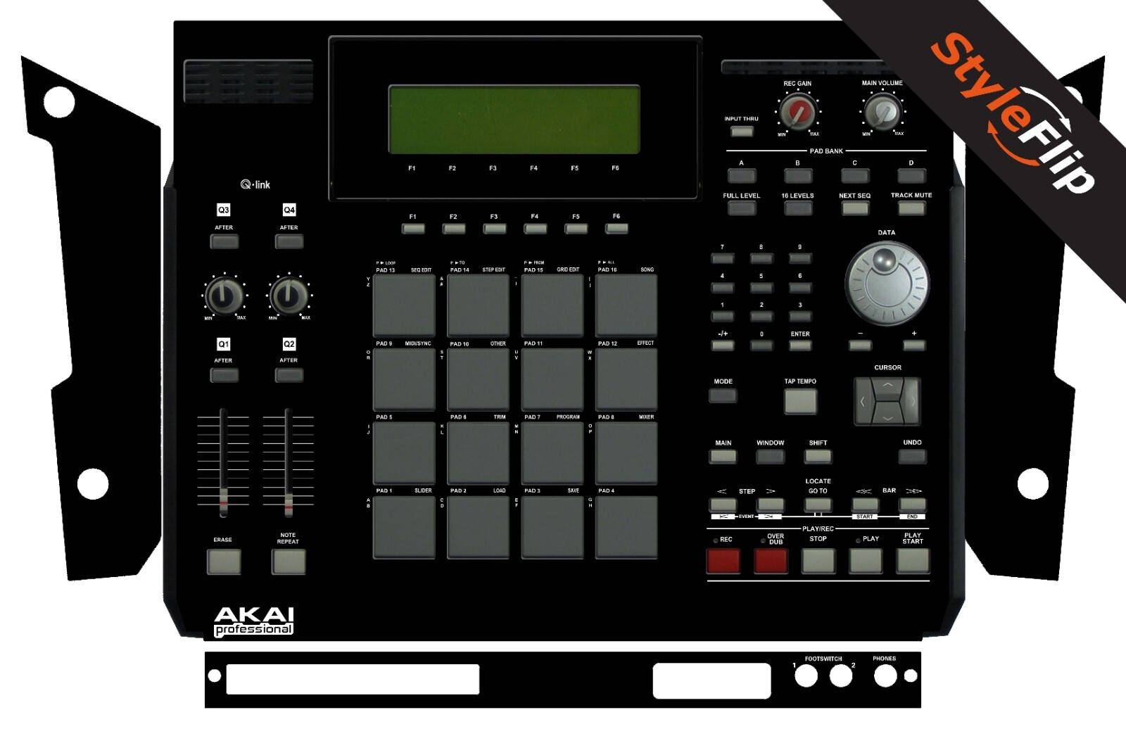 Akai MPC 2500 | Black | Protective Decal | StyleFlip Skins