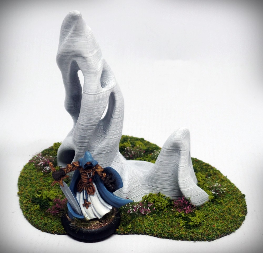"Spike Deluxe" Ghost Stone - Tabletop Wargaming, D&D 3D printed scatter terrain