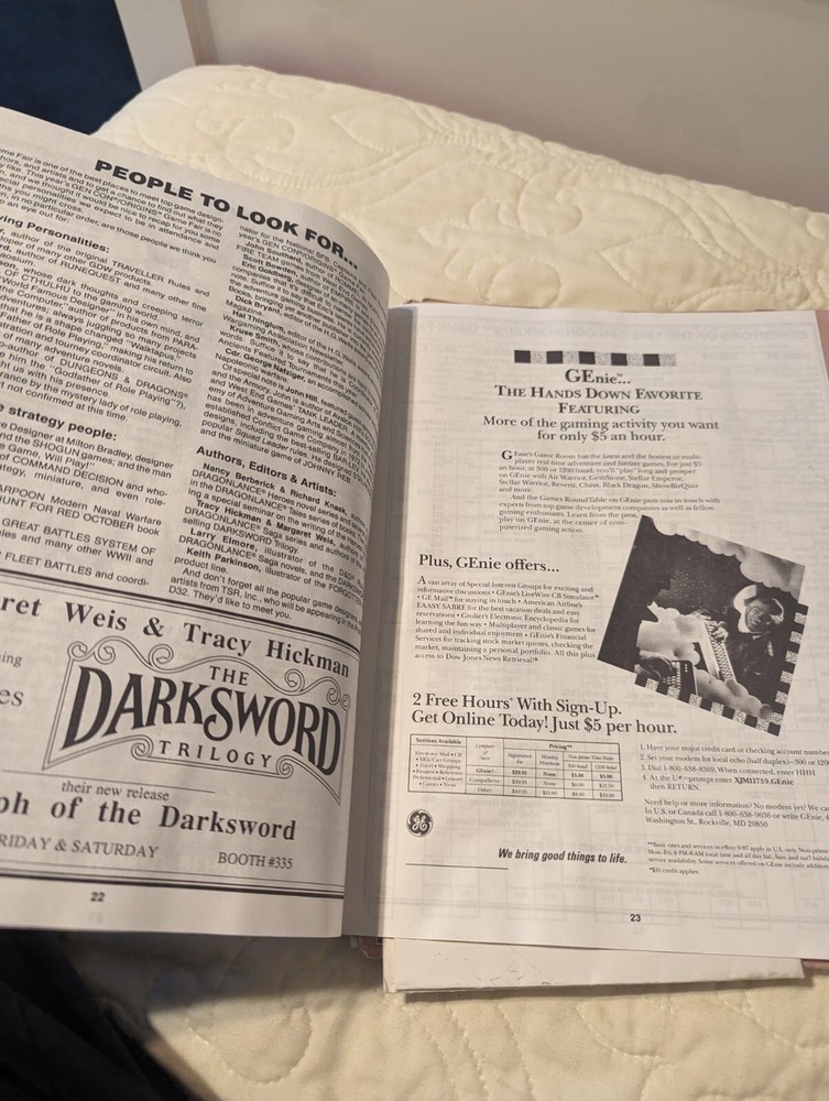 Gen Con Origins 1988 Game Fair Official Program